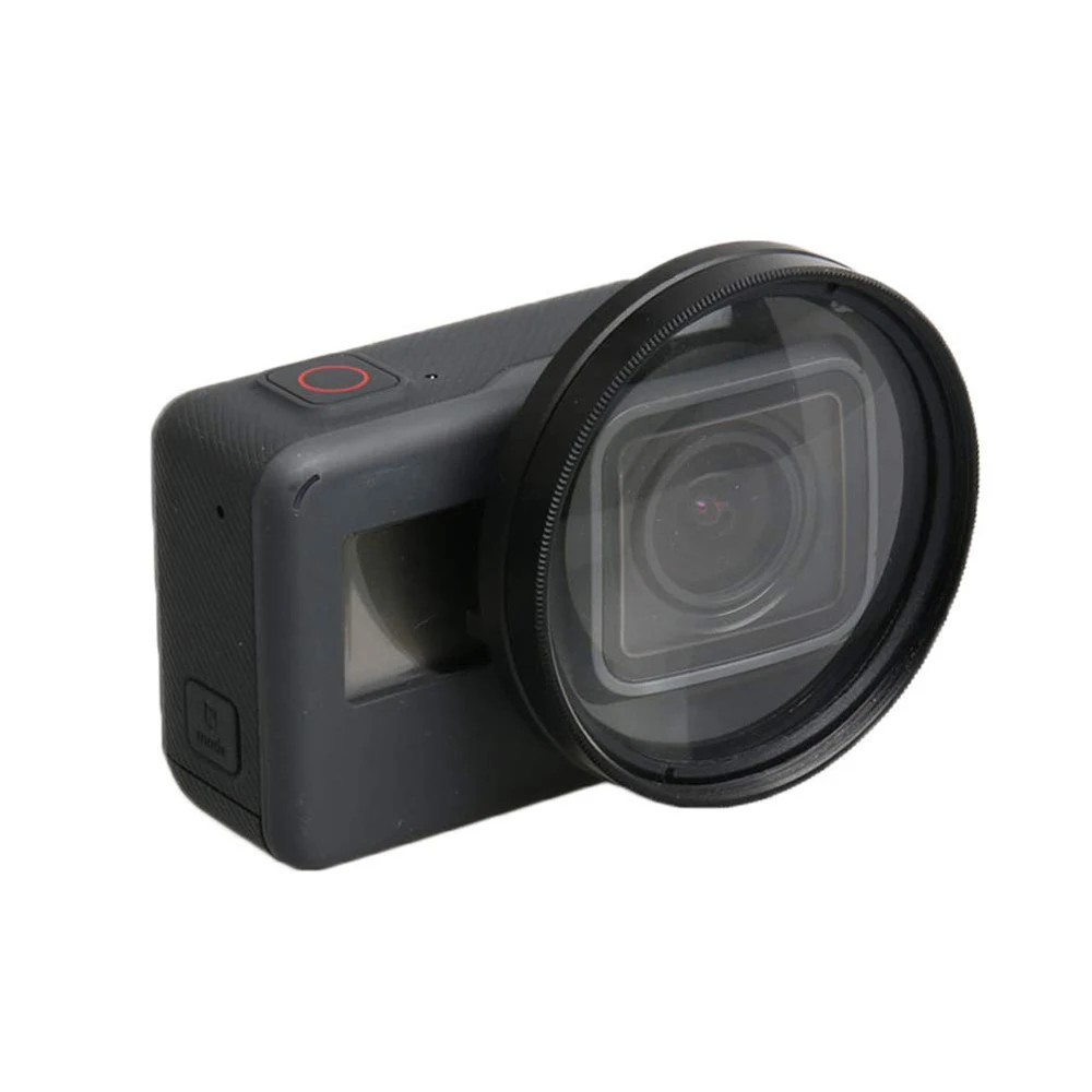 52 мм Лупа 10x увеличение Макросъемка крупным планом объектив для GoPro Hero 7 6 5 черная