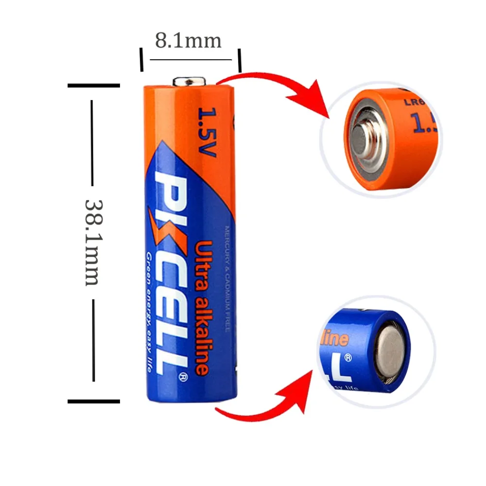 12 шт. PKCELL1.5V батарея AAAA LR61 ультра цифровая щелочная батарея E96 4A Первичная сухая батарея батареи для bluetooth динамик