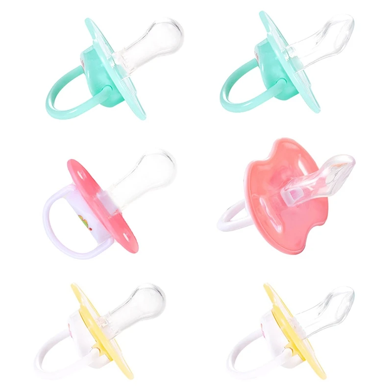 

Hot New Baby Round And Flat Nipples Cotton Animals Printing Silicone Pacifiers Safe Food Grade Cute Baby Pacifiers