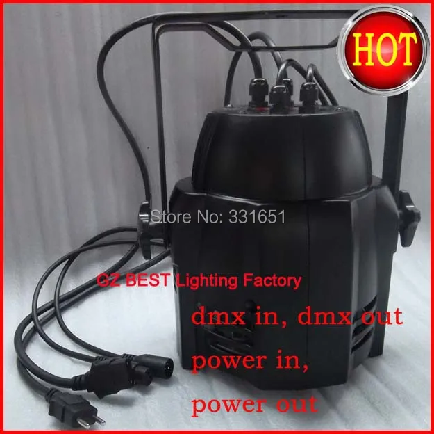 

2pcs/lot 8 channels led par can 54x3w rgbw/led par can 54x3w rgbw two brackets two dmx cables two power cables