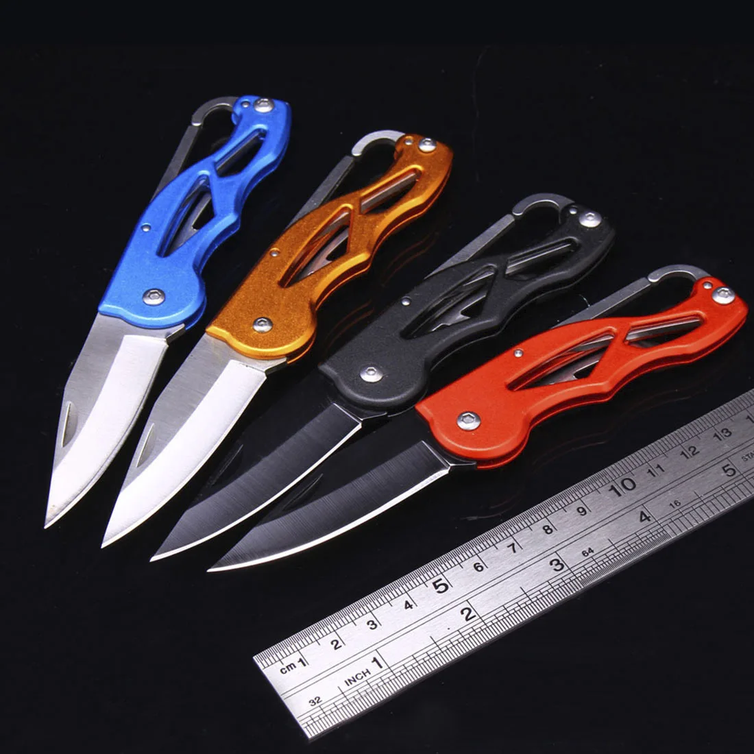 

Multifunction Folding Fold Knife Portable Key Ring Camping Mini Peeler Keychain Rescue Survival Outdoor Tool Hunting