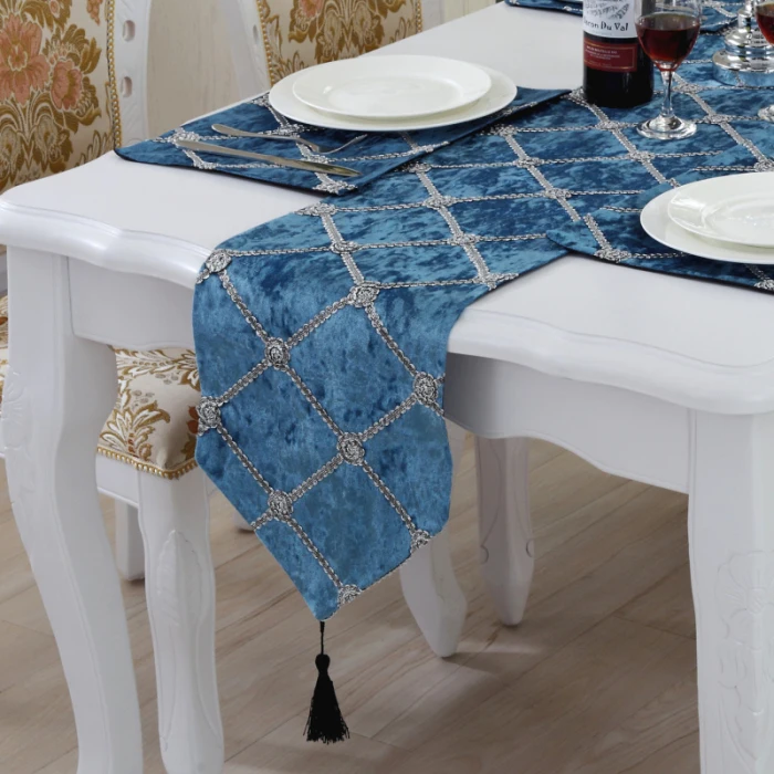 180CM 210CM 250CM Modern Minimalist Three dimensional Embroidered Table