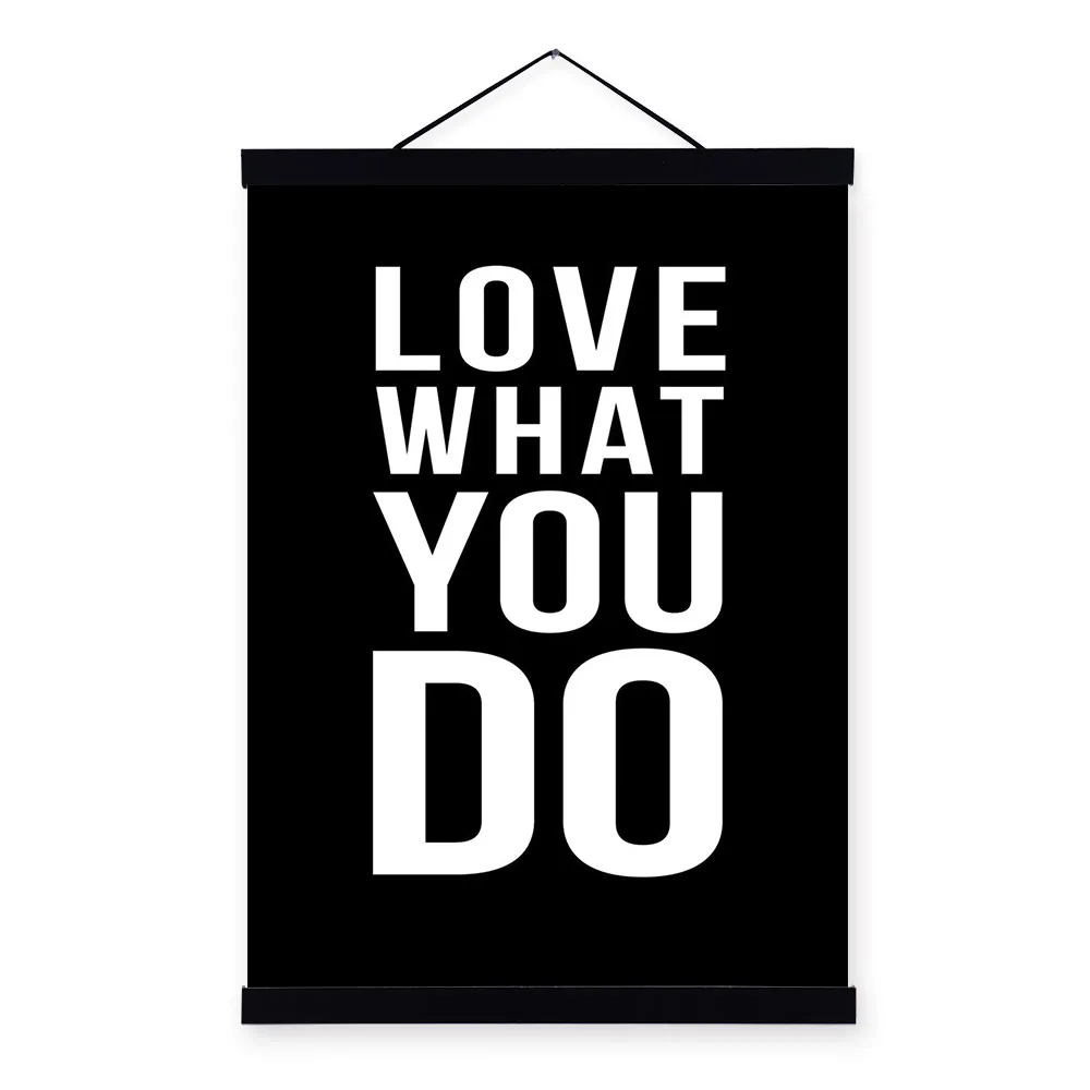 Love Black White Modern Inspirational Poster Prints Canvas Painting Love Black White Modern Inspirational Poster Prints Canvas Painting Wall Art Decor Book Motivational Quotes Gym For Kids In Calligraphy