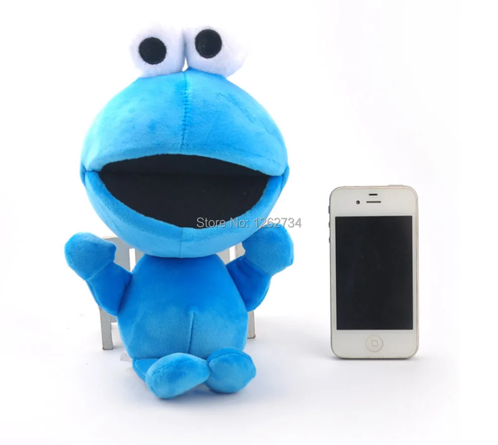 EMS 100/Lot Улица Сезам Элмо Cookie Monster 25 см для мультфильм куклы плюшевые куклы рис