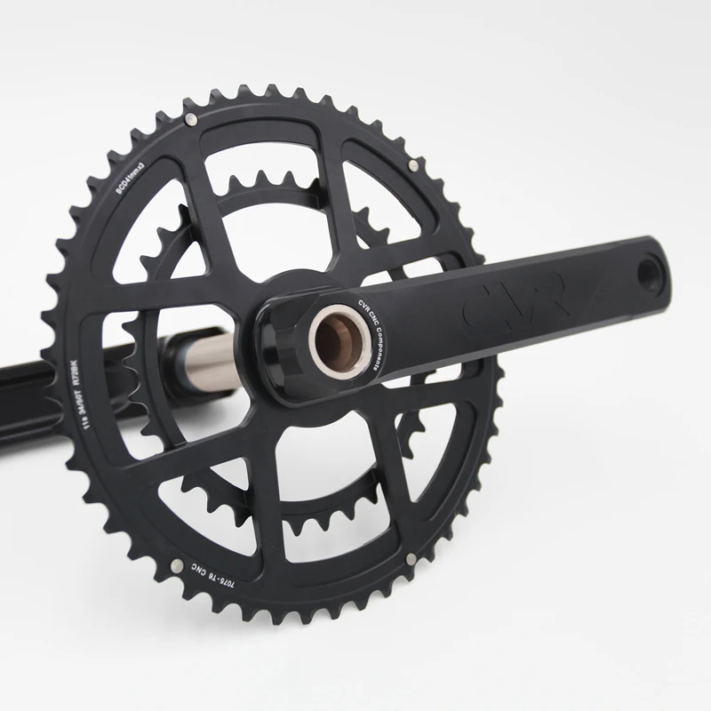 Zrace HARDROCK дорожный велосипед 2x10/11 Скорость Road Chainset зубчатое колесо цепной передачи протектор для кривошипа, 50/34T 170 мм/172,5 мм/175 мм