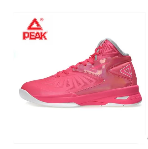 Пик Баскетбол обувь дышащая Профессиональный износостойкие сапоги в стиле «милитари» мужские туфли - Цвет: Красный