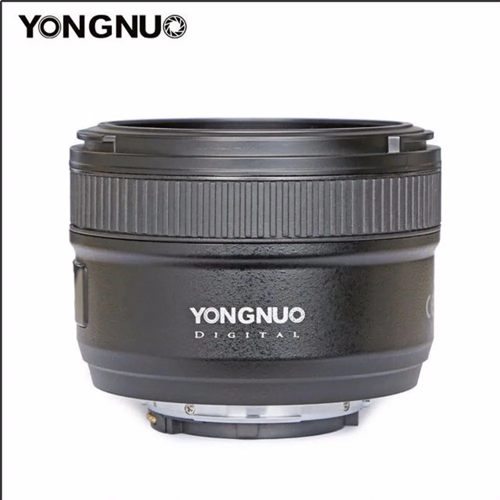 Светодиодная лампа для видеосъемки YONGNUO YN50mm f1.8 YN EF 50 мм f/1,8 AF объектив YN50 с фиксированным фокусным расстоянием большой апертурой Автофокус для цифровой однообъективной зеркальной камеры Canon EOS 60D 70D 5D2 5D3 600d DSLR камер