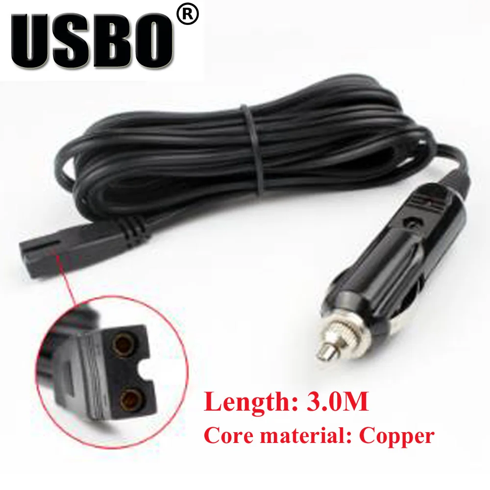 Buy Black 3.0M Car refrigerator power cord extension
