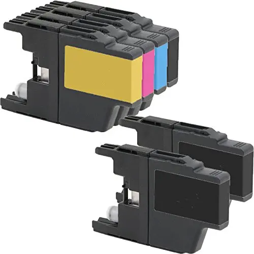 6 упаковок LC71 LC75 совместимый чернильный картридж для Brother MFC J280W J425W J430W J435W J5910DW J625DW