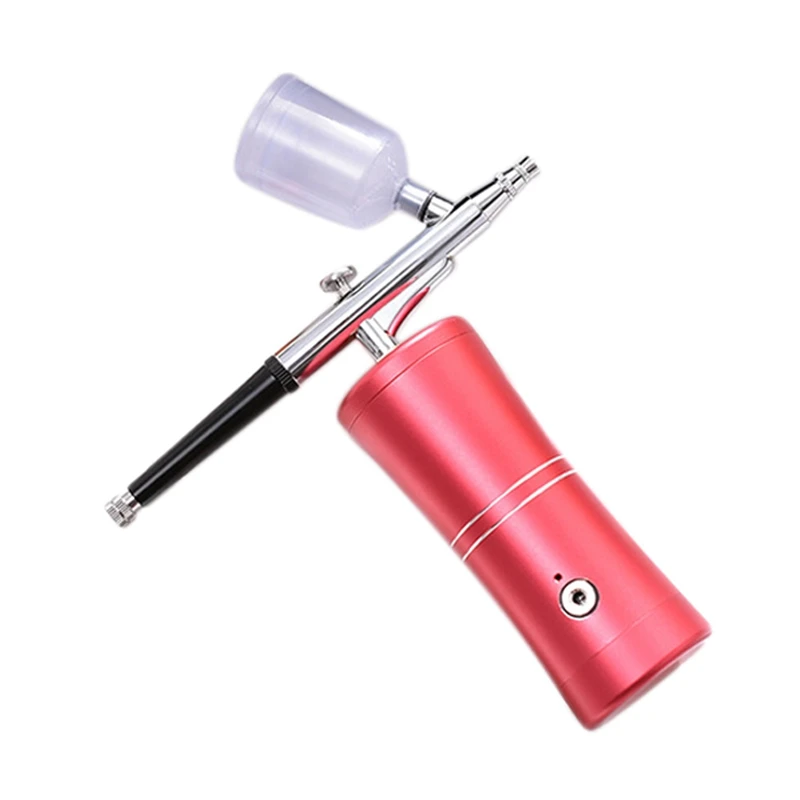 

Multi-Function Rechargeable Air Spray Airbrush Kit 0.3 Mm Nozzle Oxygen Sprays Sprayer Can Be Used For Beauty Hydrating Nail T