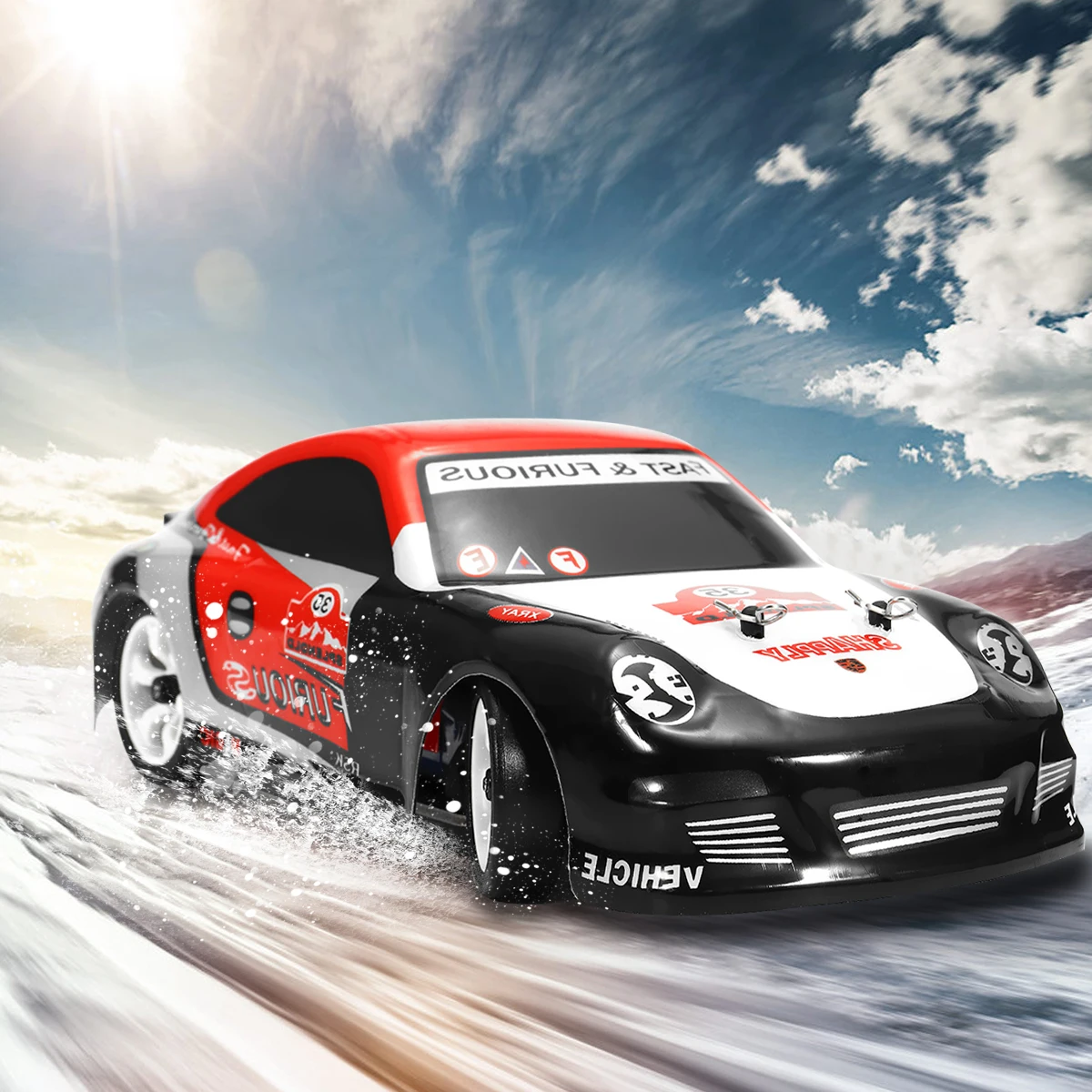 

K969 1/28 2.4G 4WD 30km/h Brushed RC Car High Speed Drift Racing Car Toy Powerful 130 Brush Motor Shockproof Ground Sensitive