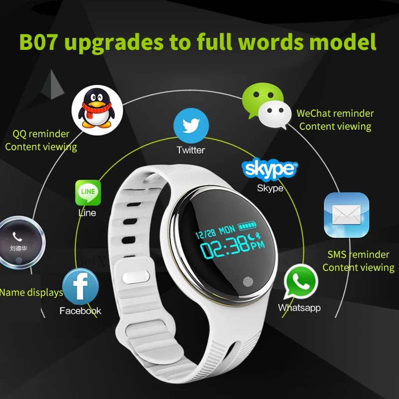 Excelvan touch наручные Смарт часы браслет Фитнес трекер SmartWatch для IOS телефона Android