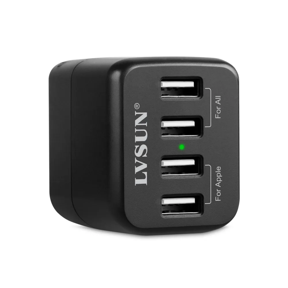 Udoli 2 шт./лот 20 Вт 4A универсальное 5 в 2.4A 4 порта USB настенное зарядное устройство