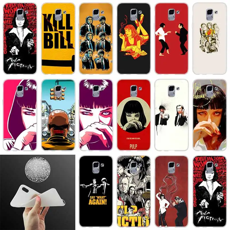 

Soft Phone case Cover Pulp Fiction kill bill FOR Coque Samsung Galaxy J6 J4 J8 J7 2018 Plus J3 J5 J7 Prime Pro 2017 2016 Casse