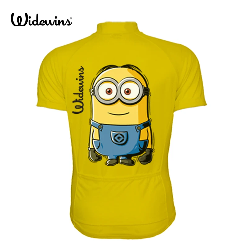 Cartoon people Boy's Summer Cycling Jersey Mountain girls Bike Bicycle Sportswear Ciclismo short Sleeve Child Wear yellow 5554 Cartoon people Boy's Summer Cycling Jersey Mountain girls Bike Bicycle Sportswear Ciclismo short Sleeve Child Wear yellow 5554