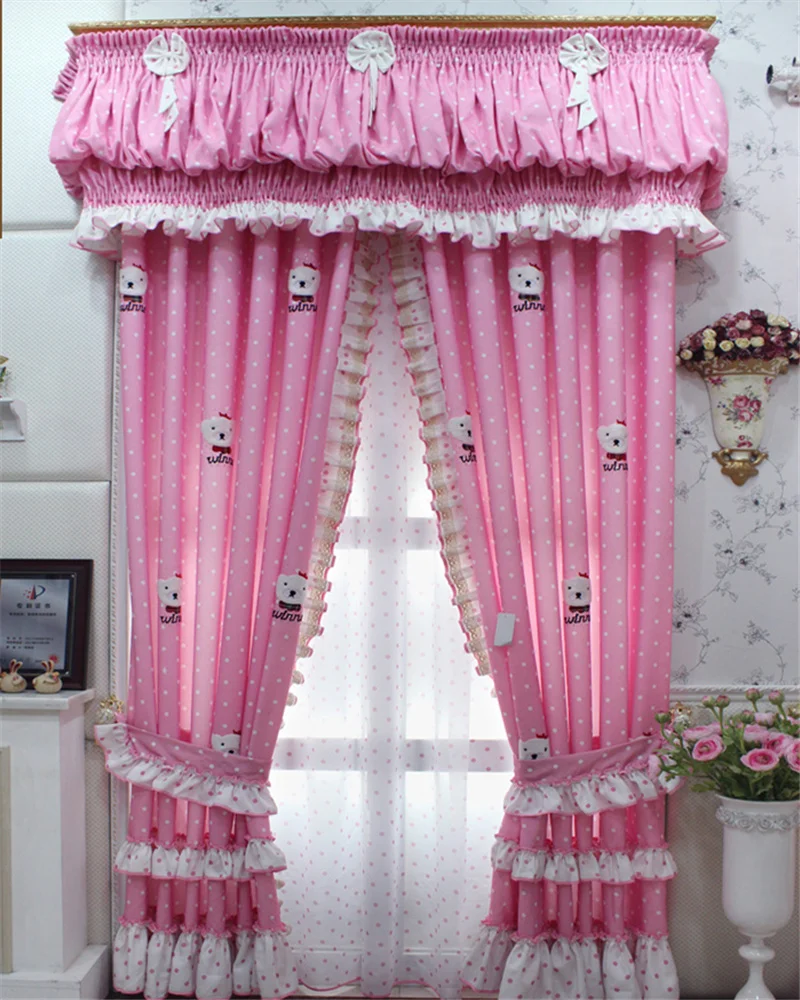 Online kopen wholesale meisjes slaapkamer gordijnen uit china ...