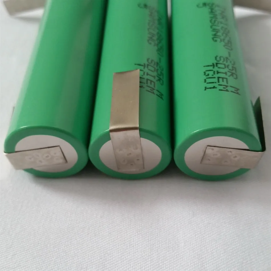 10 PCS/LOT Authentic inr18650 25r 2500mah 20amp High Power Battery with