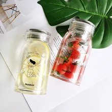 Стеклянный женский студенческий Sen мужской прозрачный стакан для воды свежий и прекрасный простой портативный корейский индивидуальный ручной Кубок