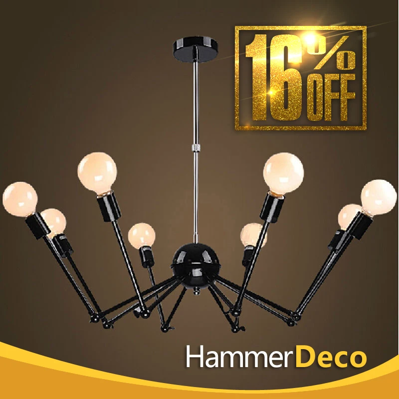 

Modern Luminaire Lighting Spider Shaped Pendant Light Lamp