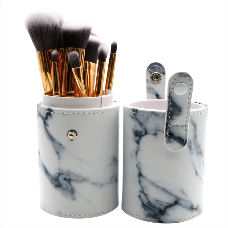 

10pcs Marbling Makeup Brushes Set High Quality Foundation Blending Powder Eyeshadow Contour Concealer Beauty Brushes Cosmetic