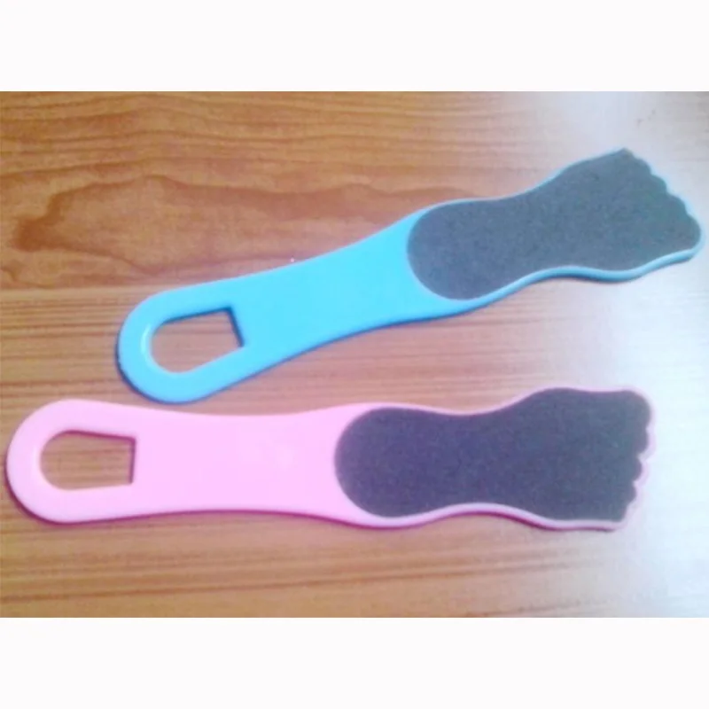 double sides sanding foot shaped plastic Foot File / Buffer rasp