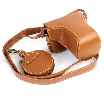 

New Genuine Leather Camera Case For Canon EOS M10 EOSM10 EOS M100 camera bag