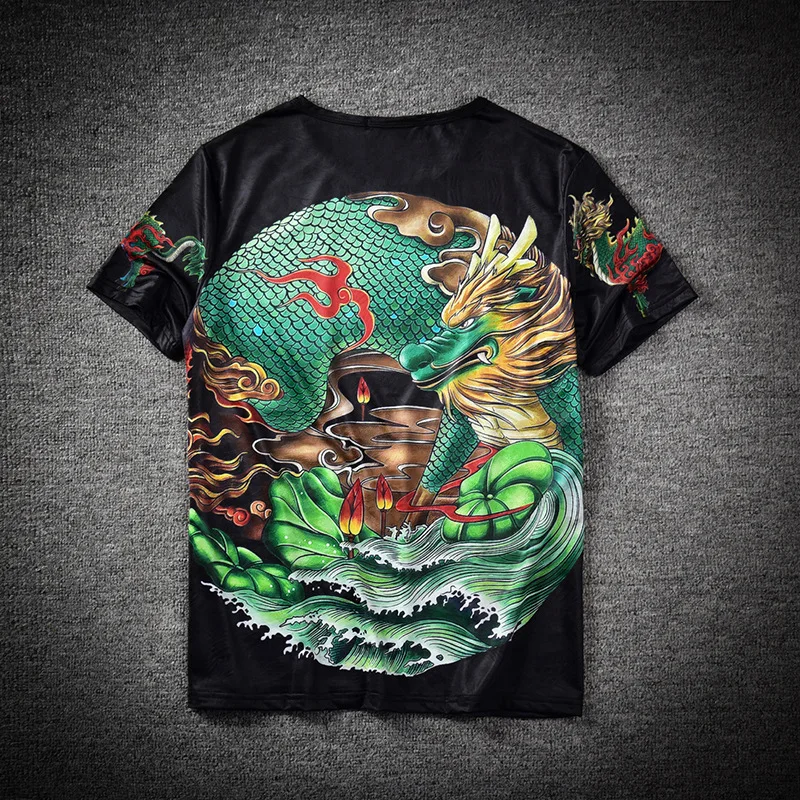 New Product Mens High Quality 3D Print T-shirt Men