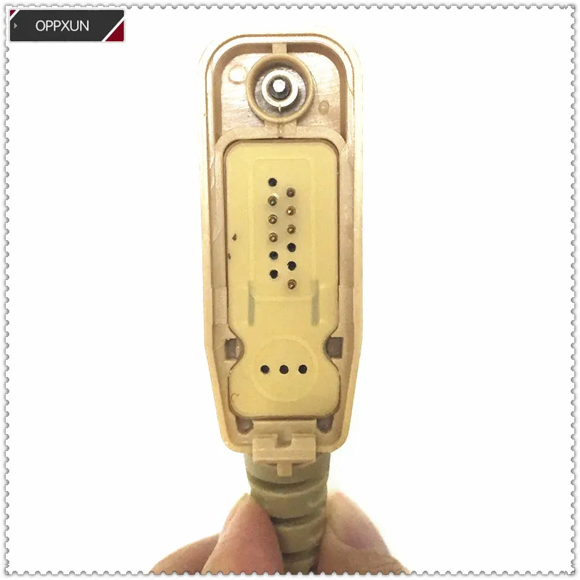 Желтый воздушный проводимости наушники для motorola XPR6100 XPR6300 XPR6350 XPR6380 XPR6500 XPR6550 XPR6580 радио