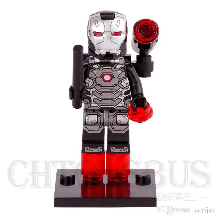War Machine Marvel Superhero Mini Action Figure Toy Block Avengers Civil War
