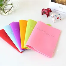 50 шт Обложка для паспорта, карамельный цветной силикон Обложка для паспорта, Пылезащитный Водонепроницаемый Красочный Держатель для паспорта