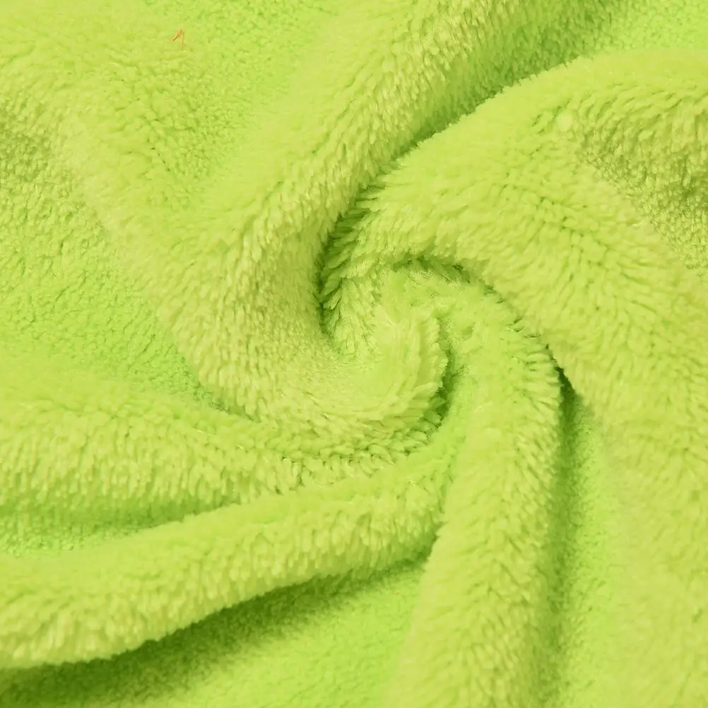 Милое Впитывающее животное коралловый флис кухонное полотенце для детей быстросохнущее Тканое полотенце для чистки