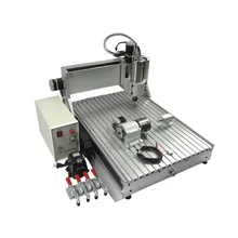 1.5KW Spindle LY 4 axis CNC router 6040 Z-VFD USB desktop cnc lathe jewelry stone cutting machine for wood metal marble 1.5KW Spindle LY 4 axis CNC router 6040 Z-VFD USB desktop cnc lathe jewelry stone cutting machine for wood metal marble