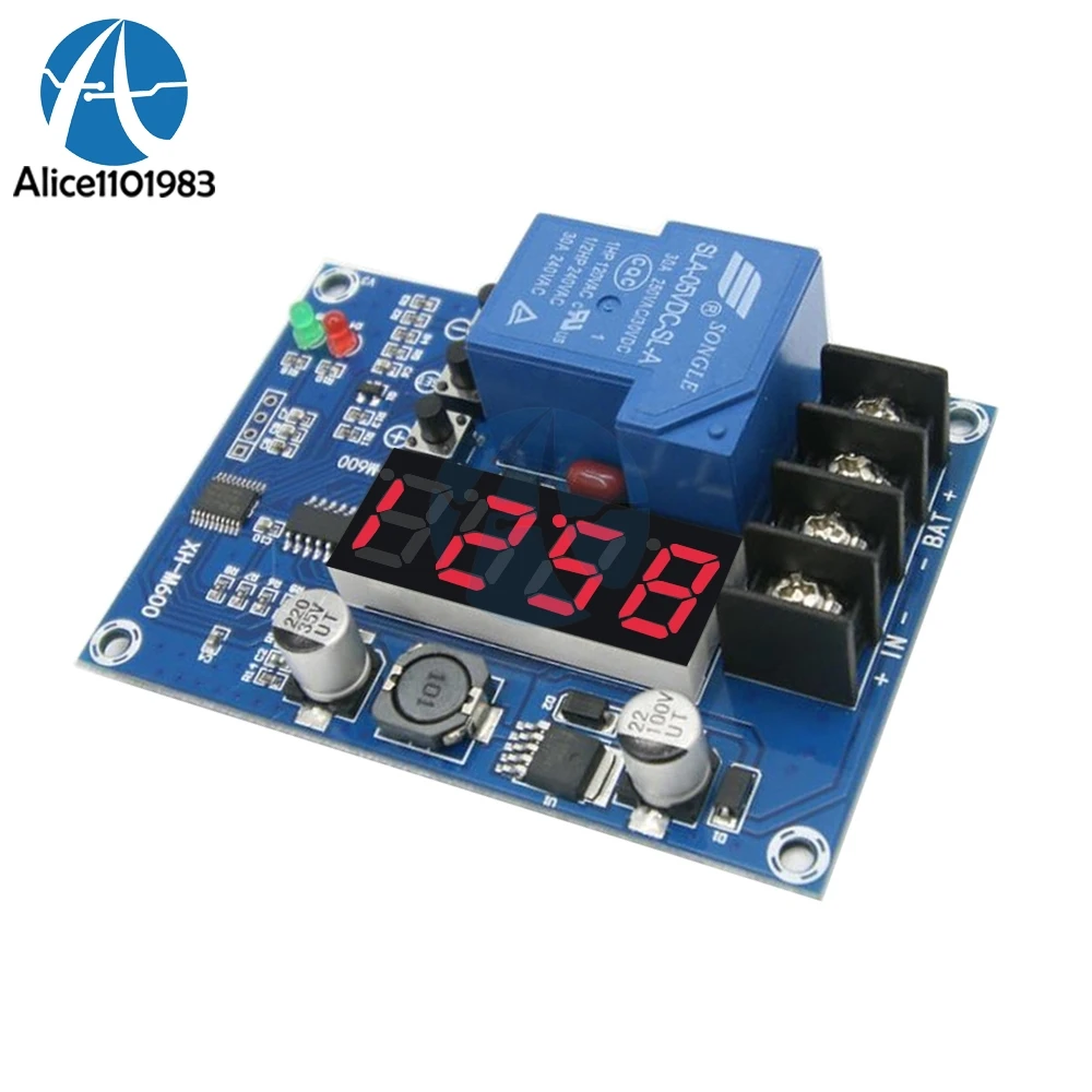 

XH-M600 Digital LED Charger Control Module 6-60V Storage Lithium Battery Charging Protection Board Controller