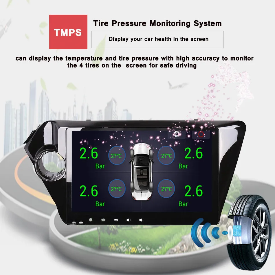 Cheap Android 9.0 9 Inch Car DVD Player For KIA K2 RIO 2010 2011 2012 2013-2015 With Radio GPS Navigation RDS Buetooth handsfree 1080P 14