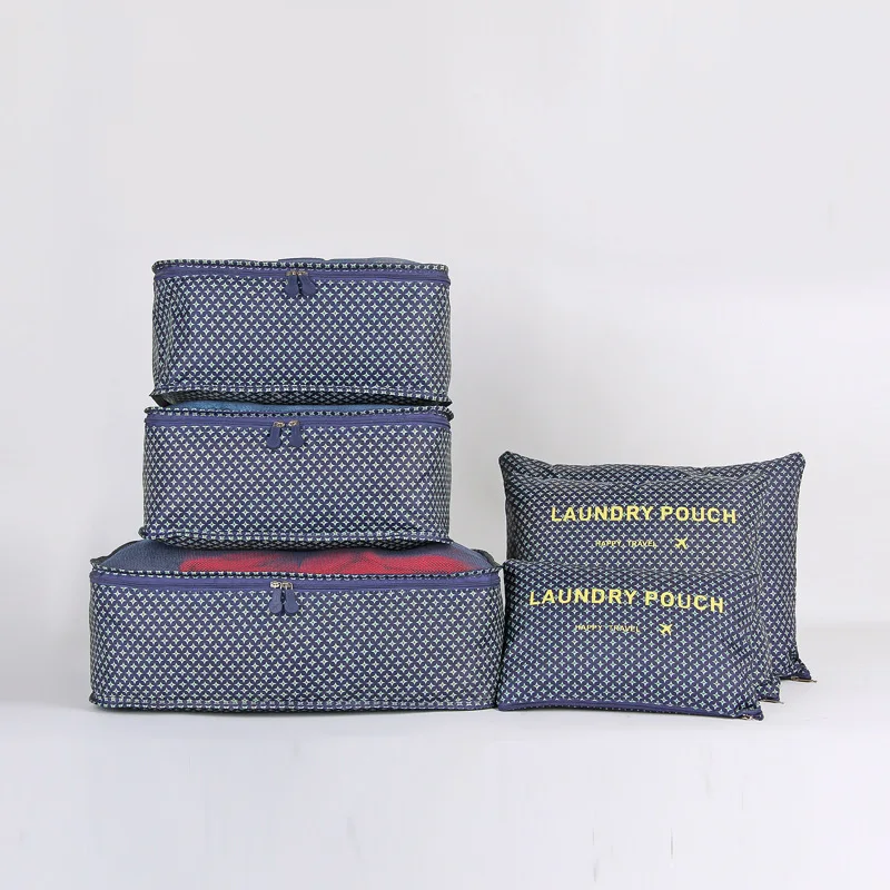 

6 Pcs Set 3 Breathable Packing Cube Net 3 Waterproof Bags Luggage Bag Sorting Home Helper Travel Organizer Travel Accessories
