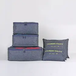 6 шт. набор 3 дышащий куб для упаковки сетка 3 водонепроницаемые сумки багажная сумка Сортировка домашний помощник дорожный Органайзер