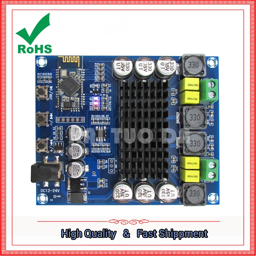 XH M548 Bluetooth двухканальная плата цифрового усилителя 120 Вт TPA3116D2 модуля звука 0 1