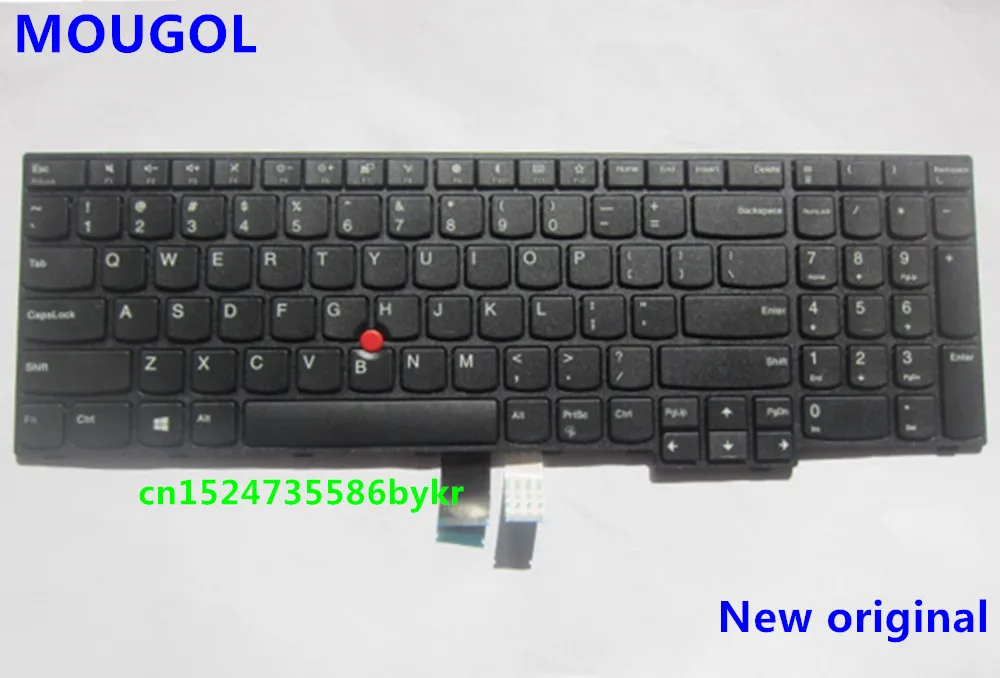 MOUGOL новый оригинальный US клавиатура для ThinkPad E570 E575 FRU 01AX120 01AX160 01AX200 PN внутренней