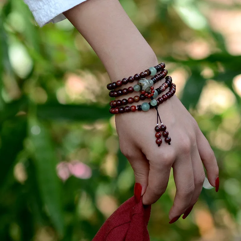 

women vintage necklace bracelet smooth fine fashion jewelry accessories high quality multilayer bead girl necklaces retail XL150