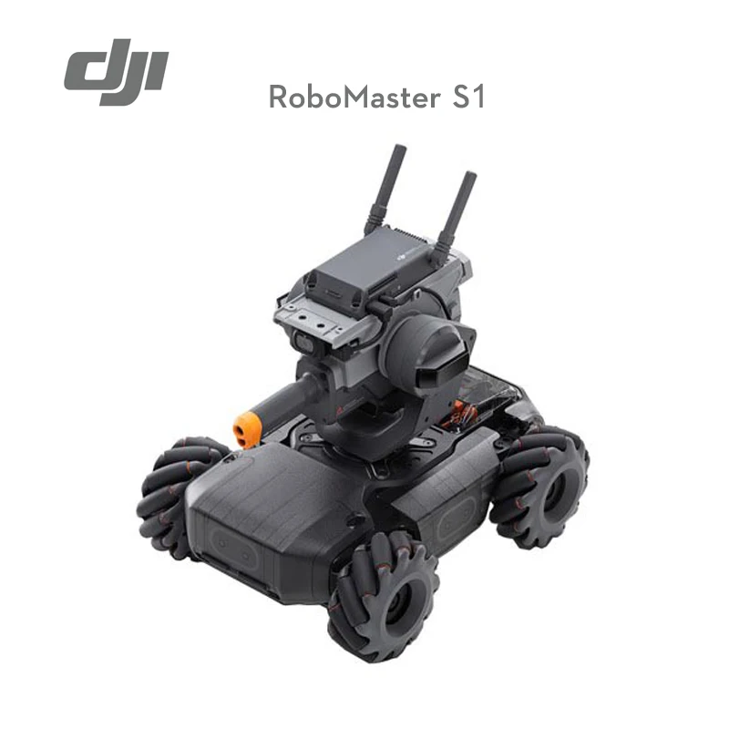

In stock DJI RoboMaster S1 is intelligent educational robot smart car toy tank best kid gift remote control original brand new