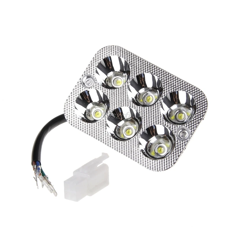 DC 12 85V Светодиодный светильник для мотоцикла дальнего ближнего света встроенный
