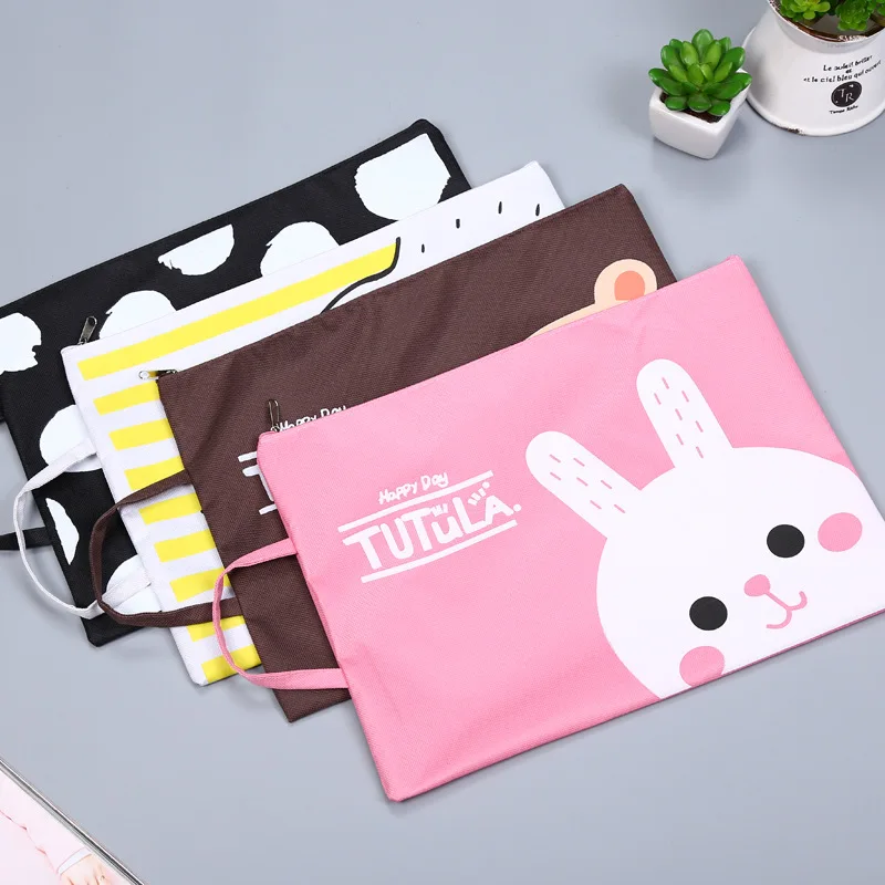 

A4 File Bag 32*23CM File Folder /Documents File Bag /Stationery Filling BAG School Office Storage File Pouch Holder Zipper Bag