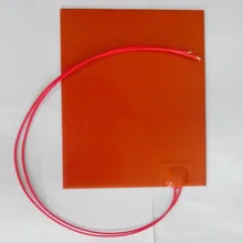 150x150 мм 110 Вт 220 В силиконовый резиновый нагреватель гибкий силиконовый подогреватель коврик нагревательный элемент 3D принтер кровать с подогревом