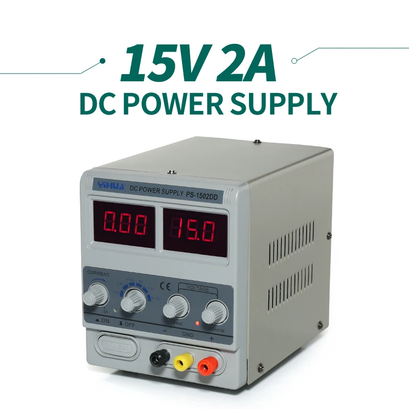 

15 V Rework Station Adjustable Variable Laboratory Power Supply YIHUA 1502DD