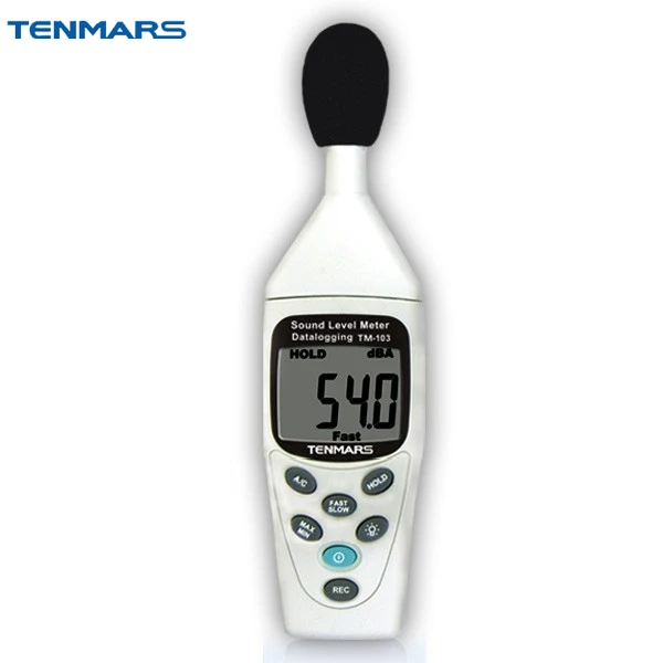 

Tenmars TM-103 Autoranging Sound Level Meter Noise Meter Datalogger