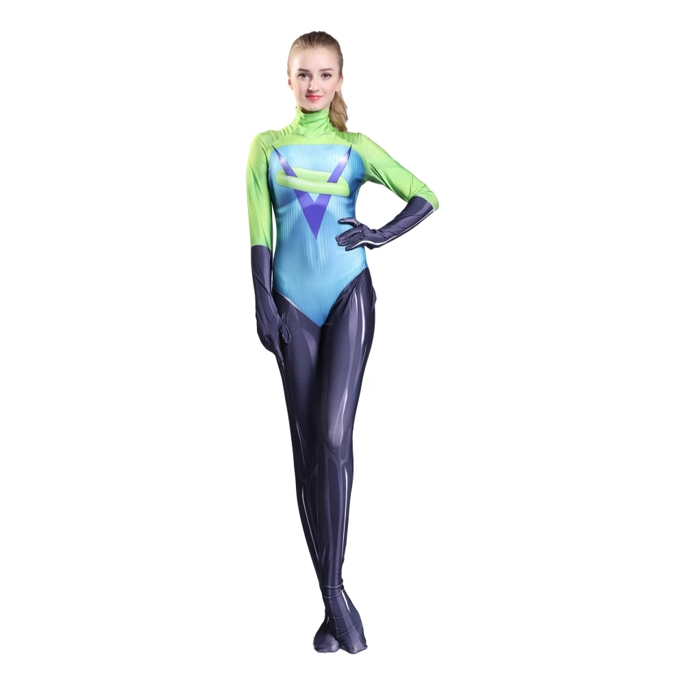 

new Halloween Superman mobilization 2 party cosplay performance clothing spring festival tight bodysuit Costumes