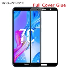 Закаленное стекло Honor 7C защита экрана Honor 7C для huawei Honor 7C 7 C AUM-L41 Русская версия 5,7 дюйма полное покрытие клей