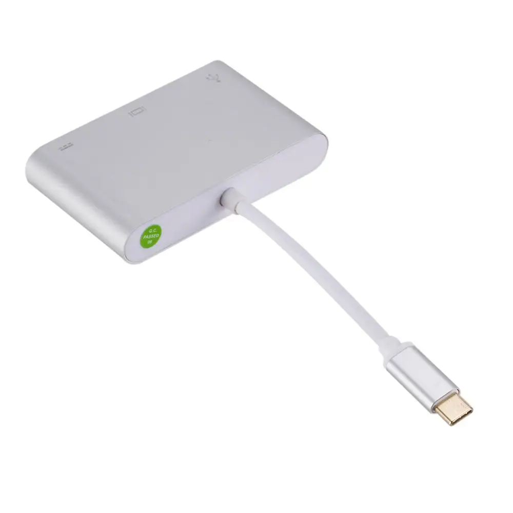 Адаптер кабель типа c к VGA USB 3 1 Type адаптер Папа мама для Macbook Chromebook Pixel ноутбука| |