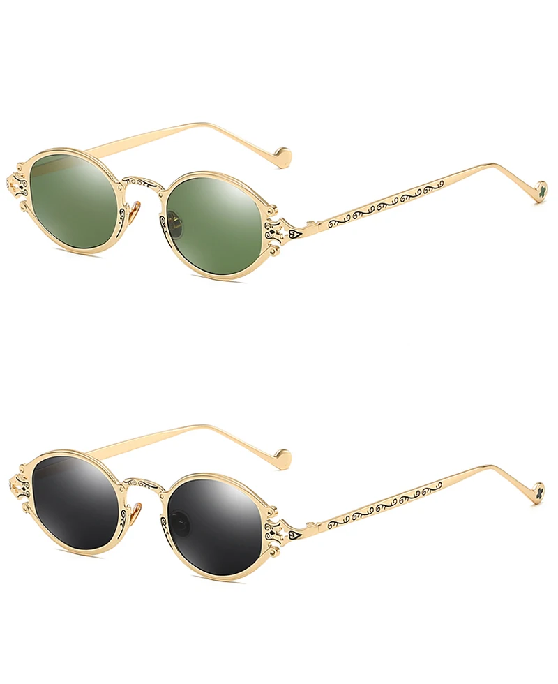 Retro Oval Sunglasses detail (10)