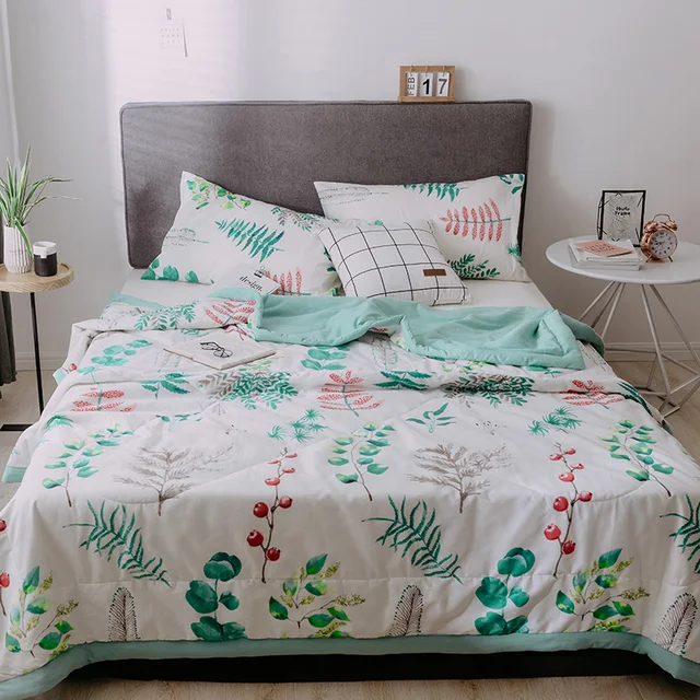 Summer fruit print bedspread coverlet/bed cover,also good use as summer